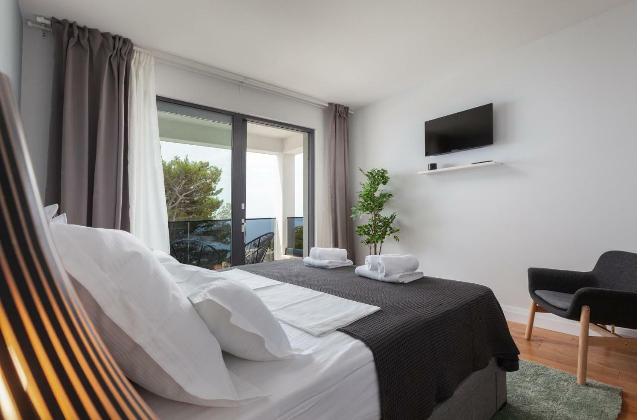 Villa Mira With Fantastic Sea View Makarska Ngoại thất bức ảnh